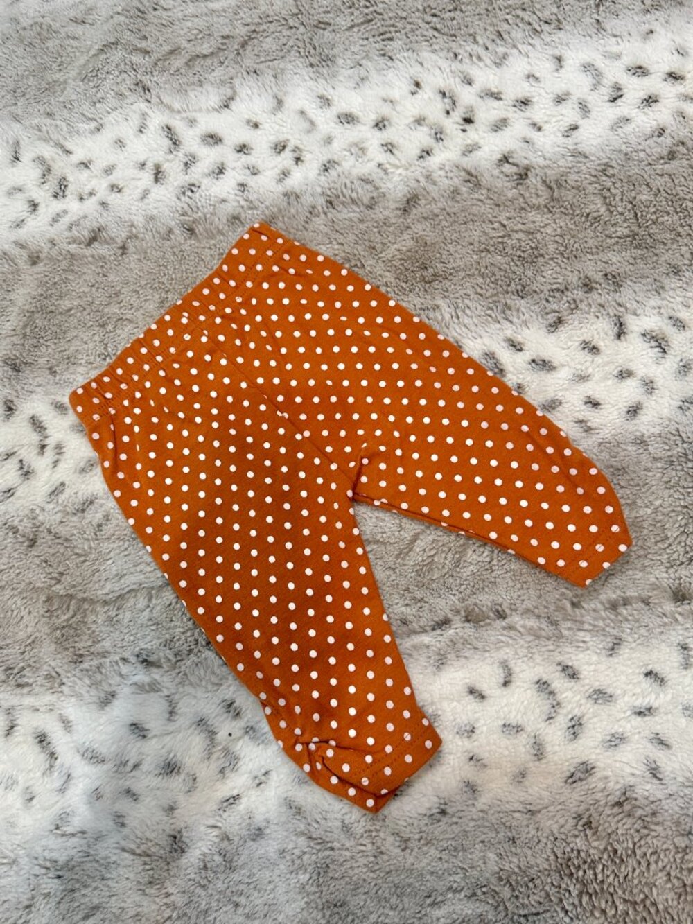 Tahari matching set baby girls 3-6 months polka dot fall Thanksgiving pumpkin - Picture 6 of 11